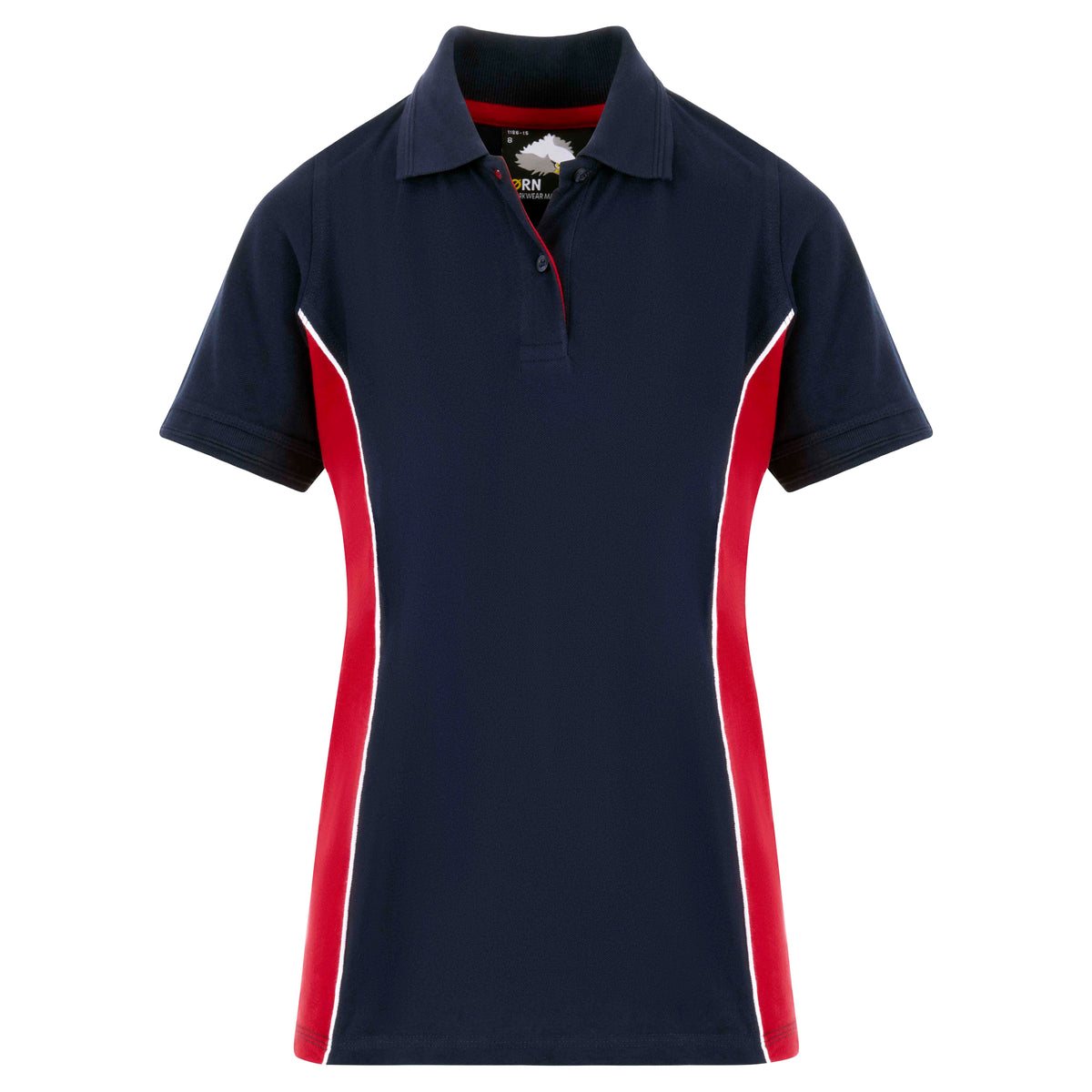 Two Tone Polo Shirt Female 1186