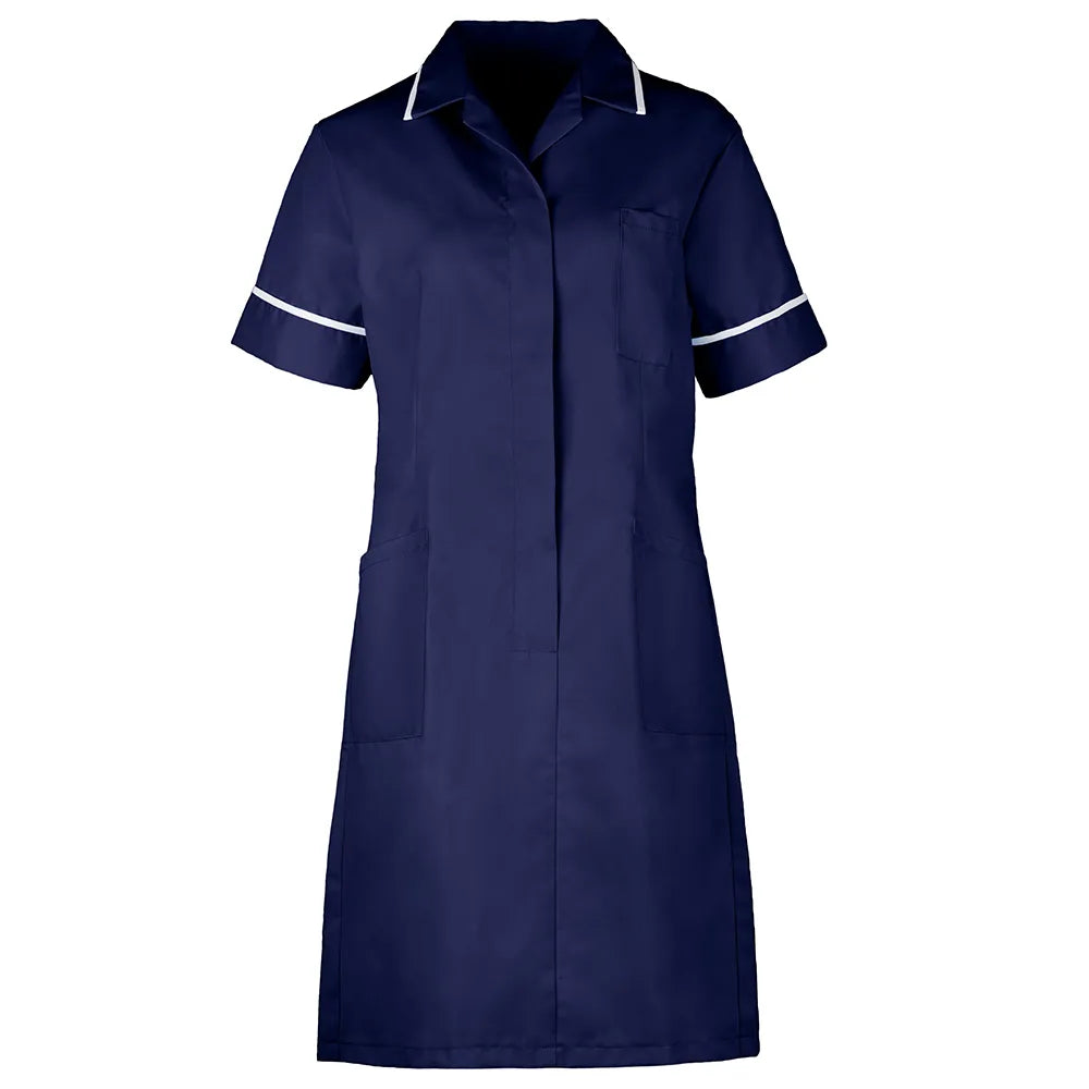 Revere Collar Female Dress D312