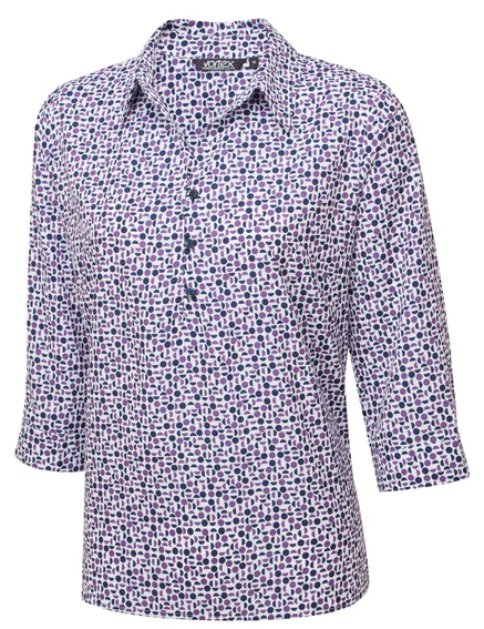 IZZY Print 3/4 Sleeve Blouse