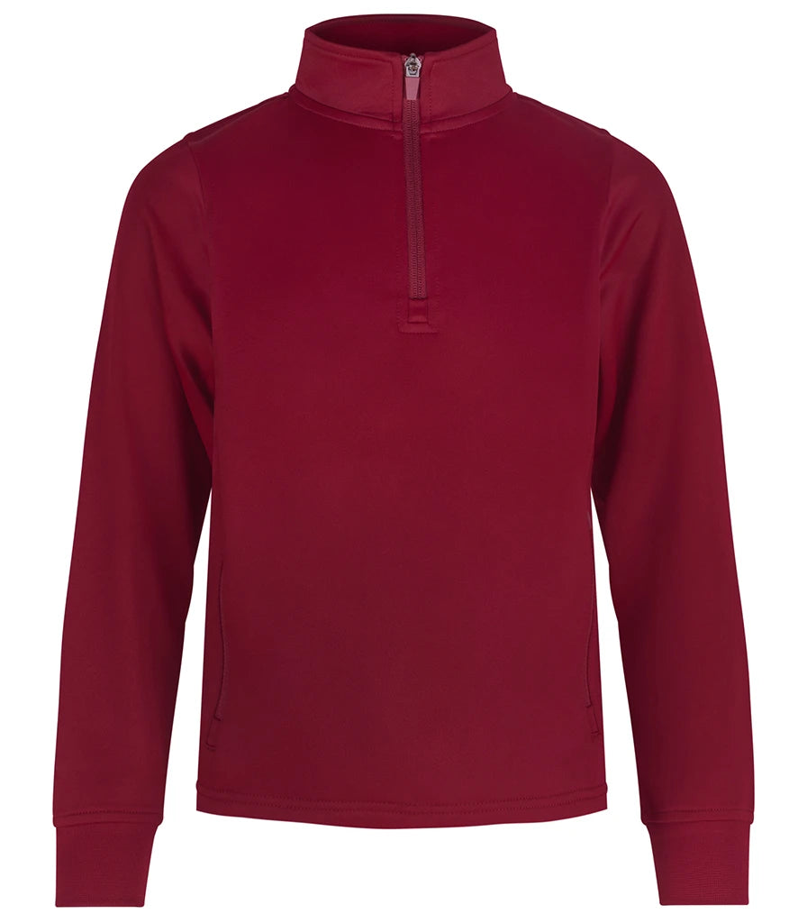 Kids Quarter Zip Tracksuit Top LV875
