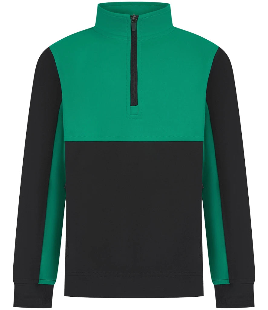 Kids Quarter Zip Tracksuit Top LV875