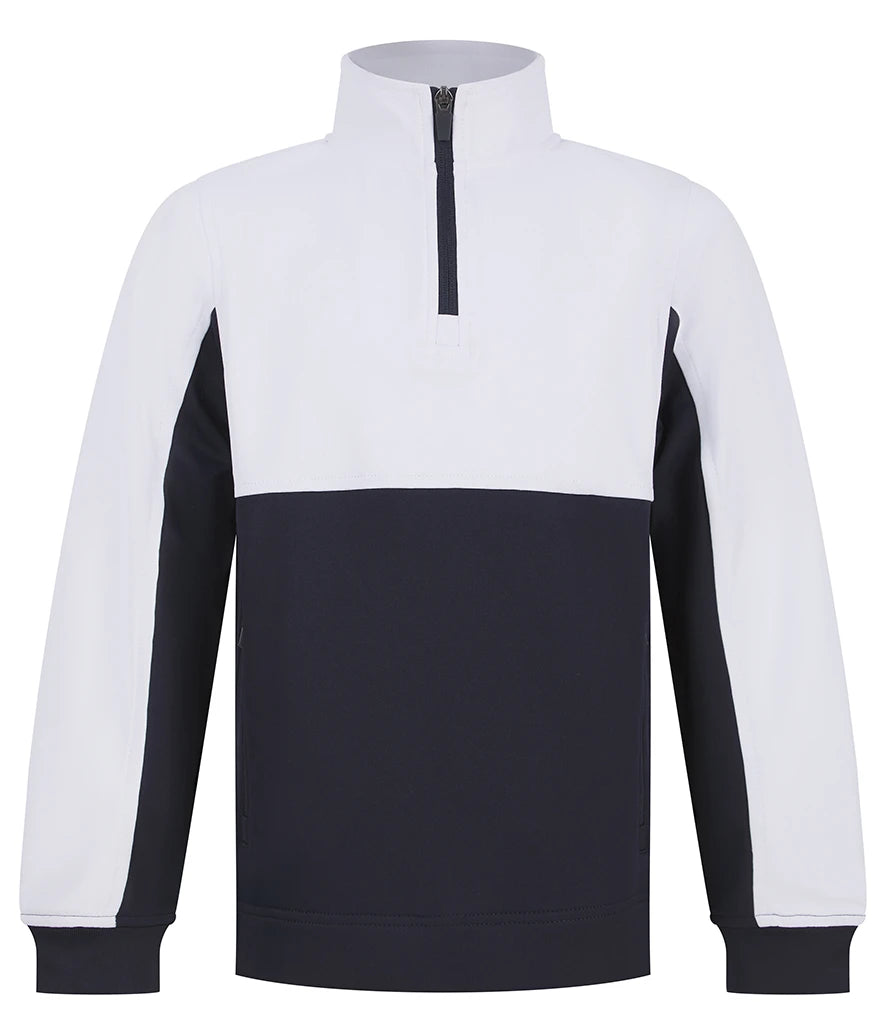 Kids Quarter Zip Tracksuit Top LV875