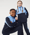 Kids Quarter Zip Tracksuit Top LV875