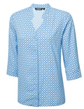 MADDIE 3/4 Sleeve Print Blouse