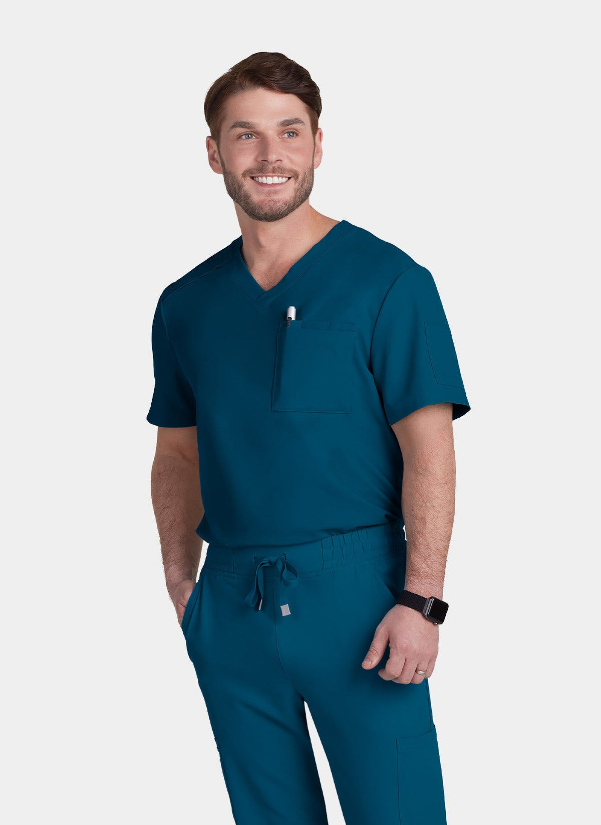 Cureology Artho Stretch Male Scrub Top
