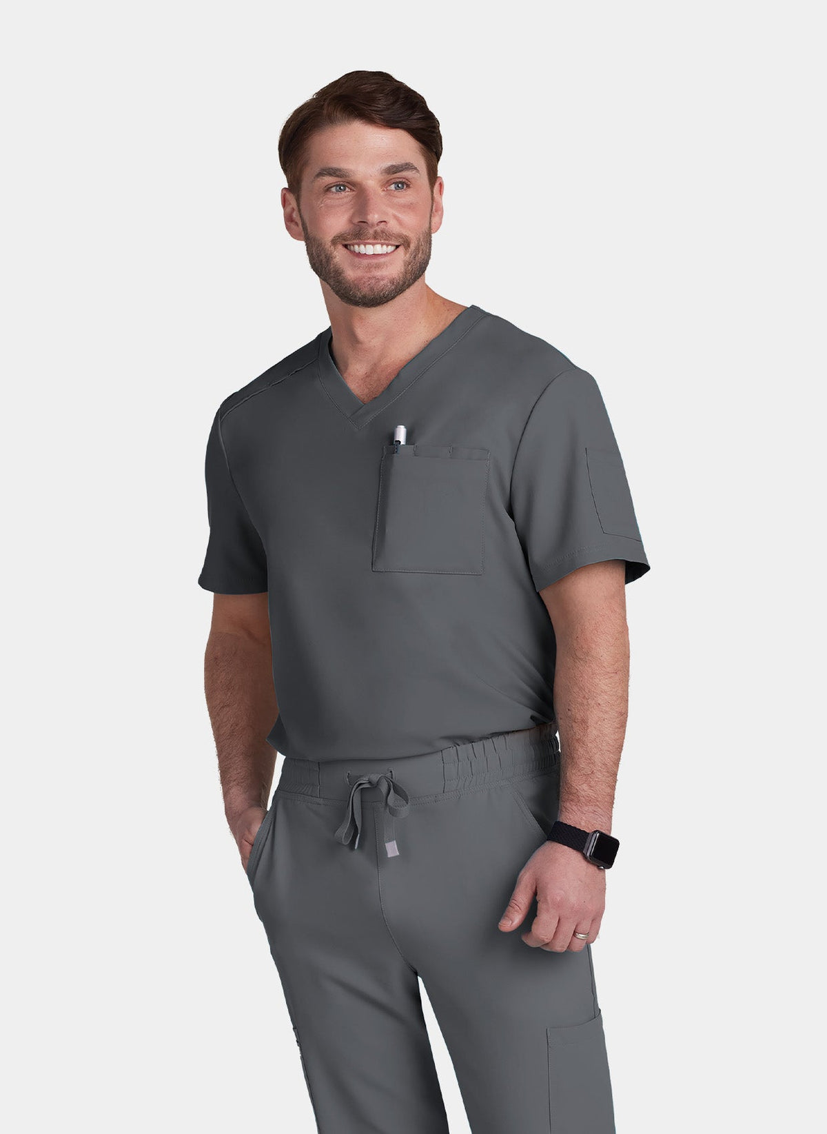 Cureology Artho Stretch Male Scrub Top