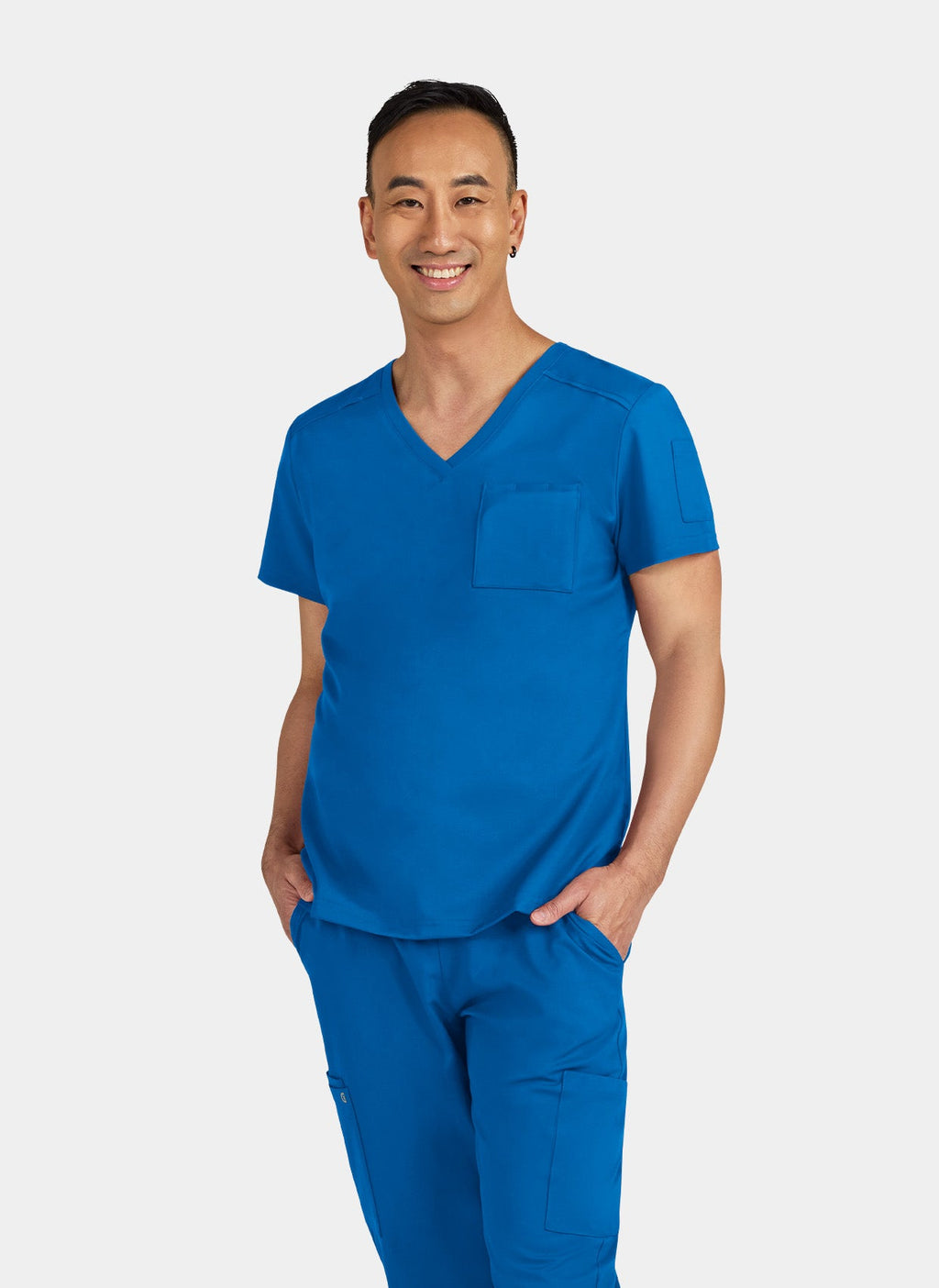 Cureology Artho Stretch Male Scrub Top