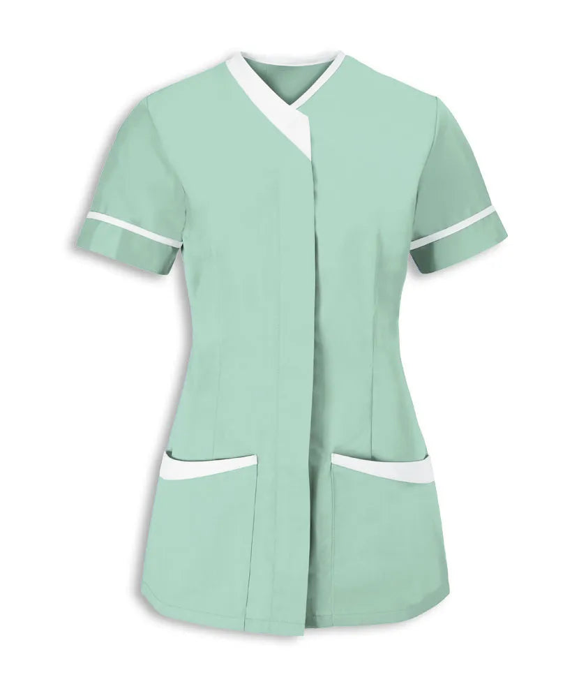 Contrast V-Neck Female Tunic NF54