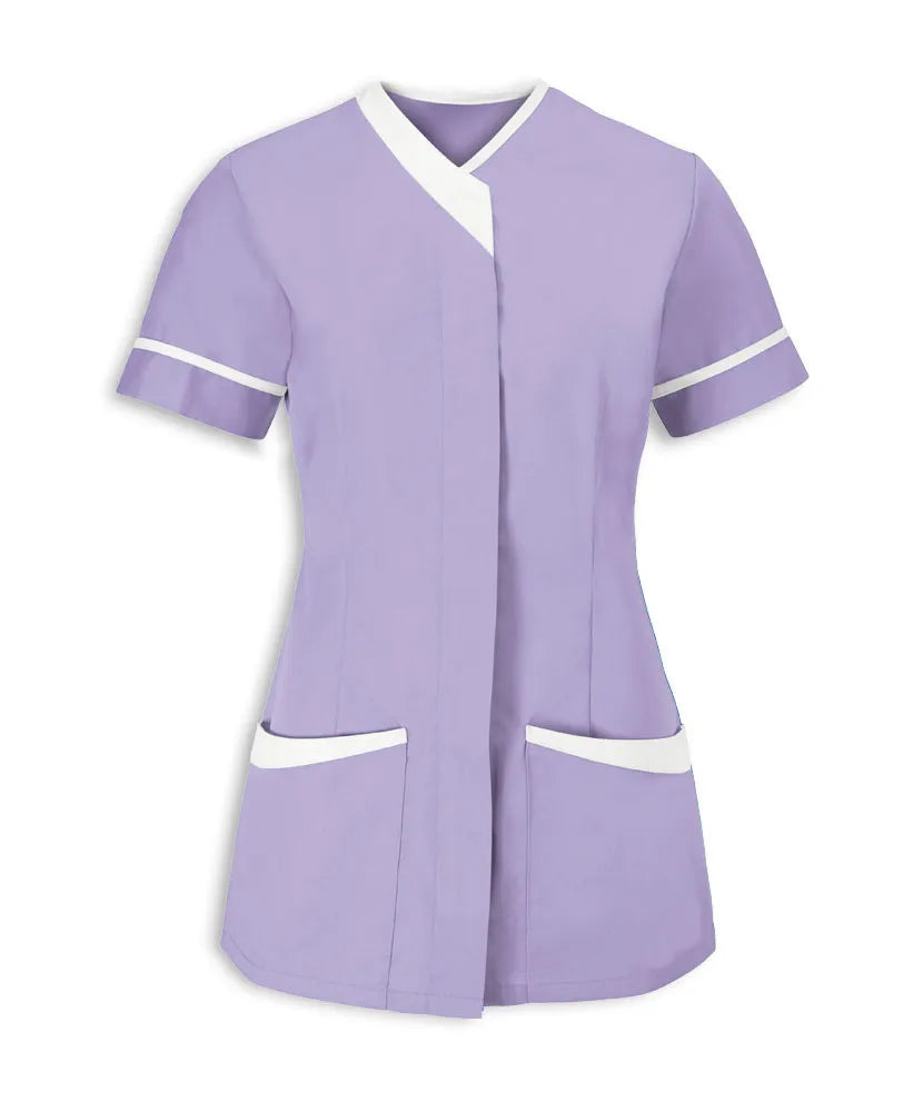 Contrast V-Neck Female Tunic NF54