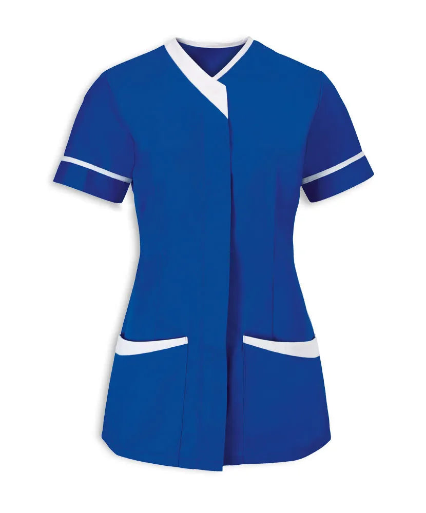 Contrast V-Neck Female Tunic NF54