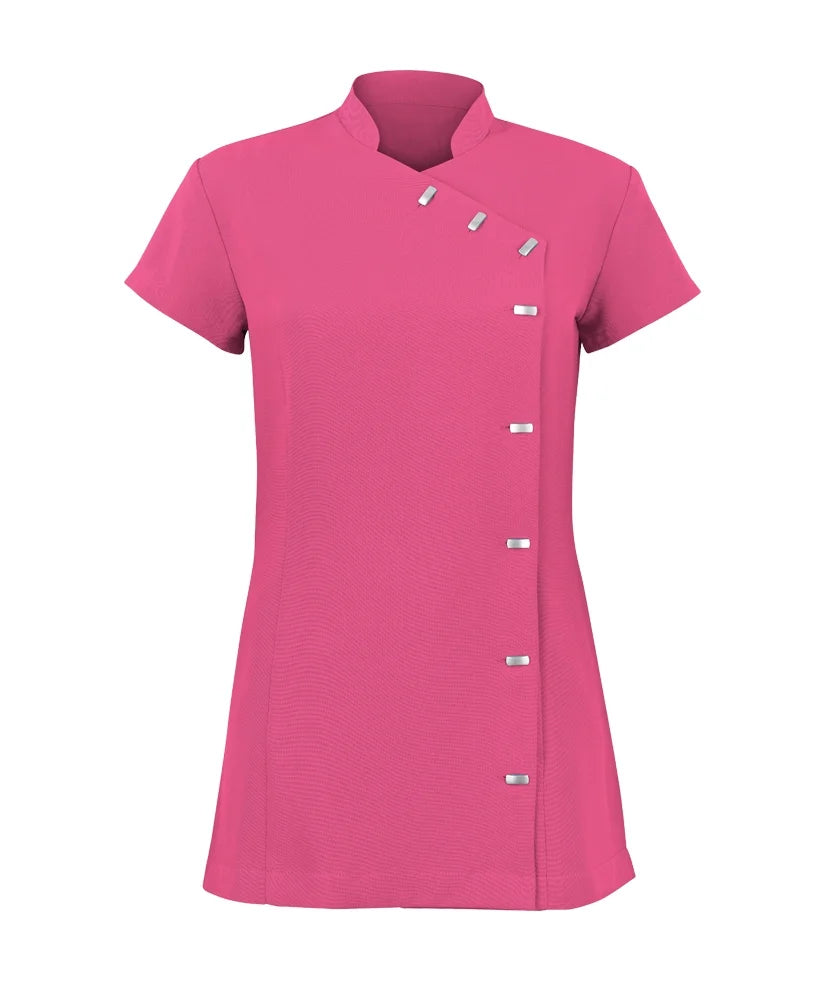 Womens Asymmetrical Button Beauty Tunic NF990