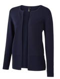 POLLY Textured Longline Knit Cardigan