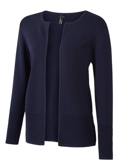 POLLY Textured Longline Knit Cardigan