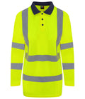 Pro High Visibility Long Sleeve Polo Shirt RX715