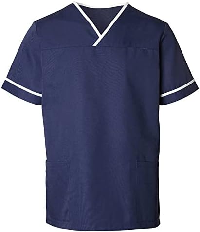 Contrast Trim Unisex Scrub Tunic HP20