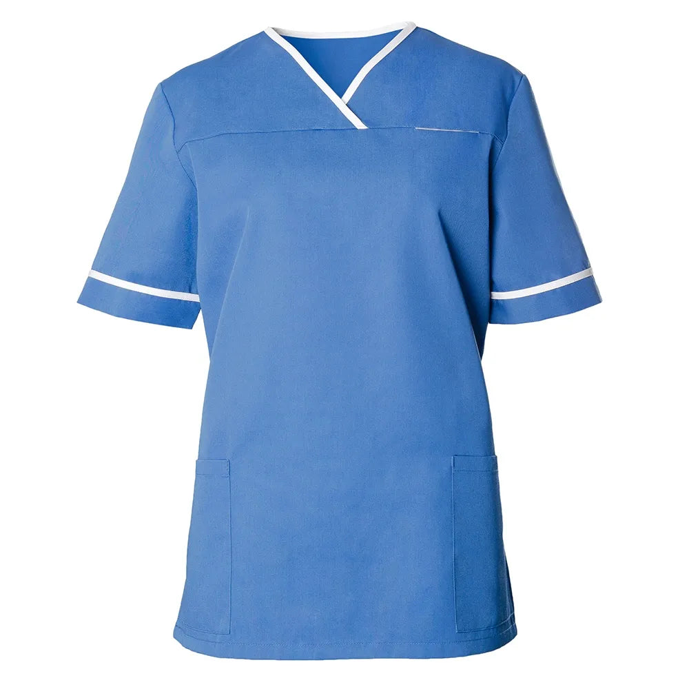 Contrast Trim Female Scrub Tunic HP21