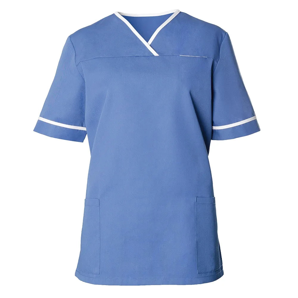 Contrast Trim Female Scrub Tunic HP21