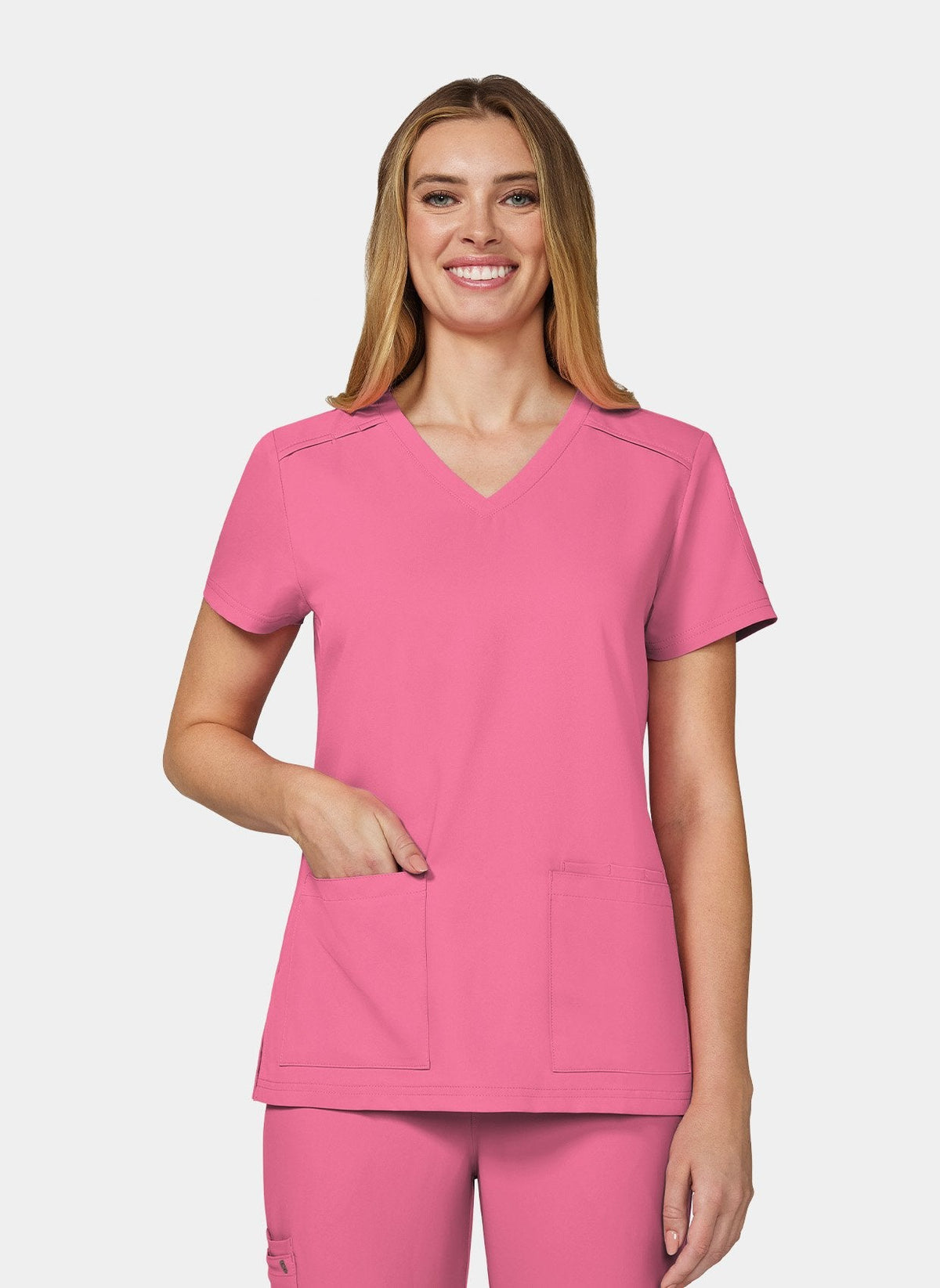 Cureology Cardi Female Stretch Scrub Top