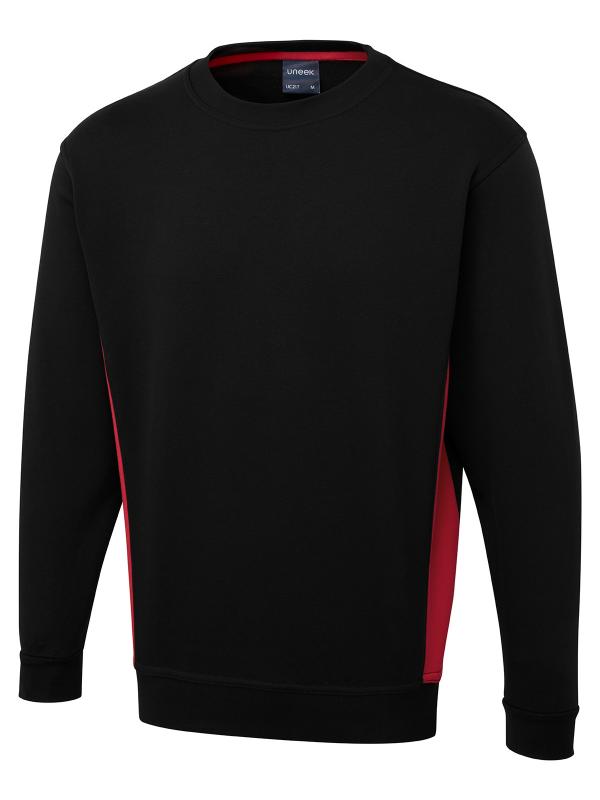 Two Tone Crew Neck Sweatshirt UC217