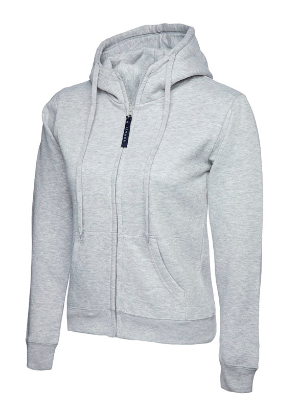 Ladies Classic Full Zip Hooded Sweatshirt UC505