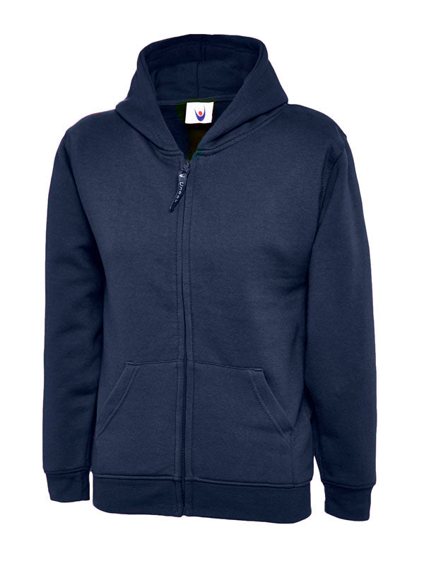 Childrens Classic Full Zip Hooded Sweatshirt UC506