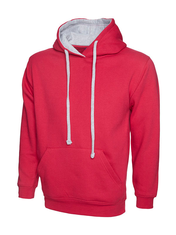 Contrast Hooded Sweatshirt UC507