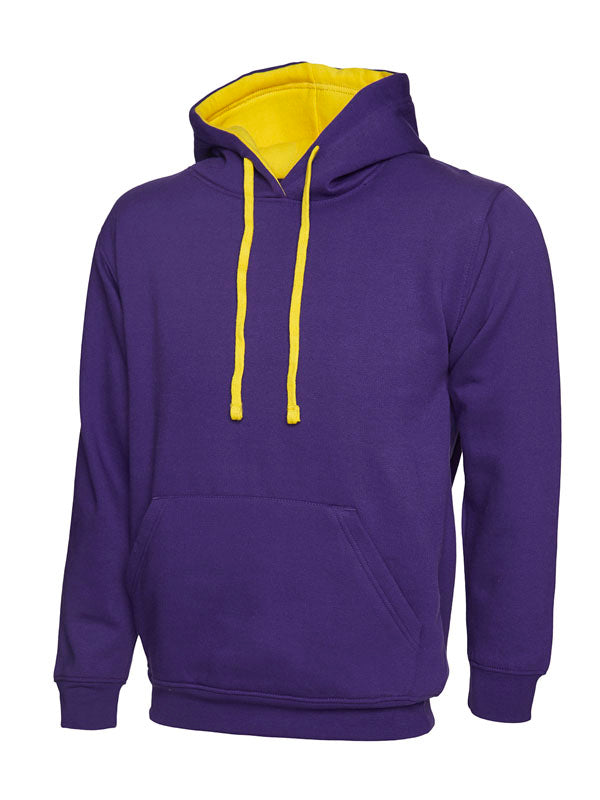 Contrast Hooded Sweatshirt UC507