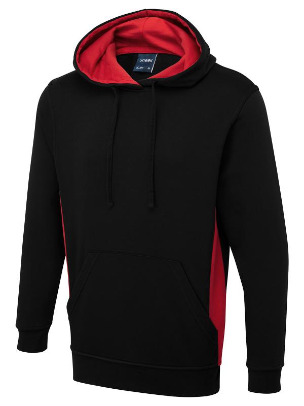 Two Tone Hooded Sweatshirt UC517
