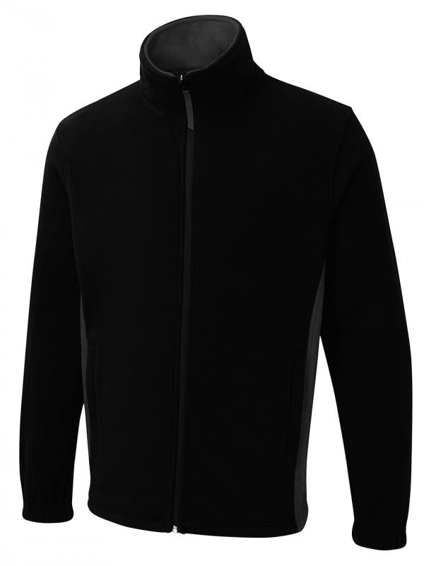 Two Tone Full Zip Fleece Jacket UC617