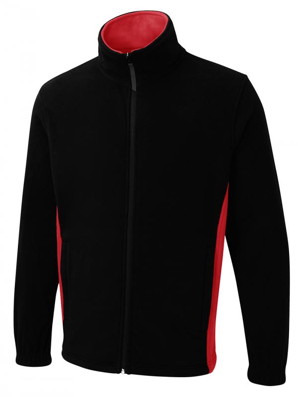 Two Tone Full Zip Fleece Jacket UC617