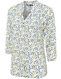 APRIL 3/4 Sleeve Pop-Over Print Blouse