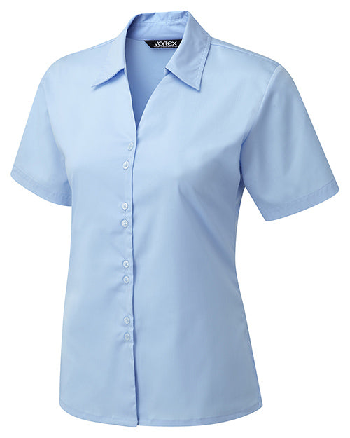 FREYA Short Sleeve Cotton Touch Blouse