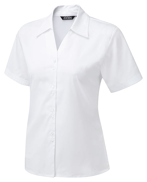FREYA Short Sleeve Cotton Touch Blouse