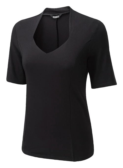 MARIE V-Neck Short Sleeve Undersuit Top